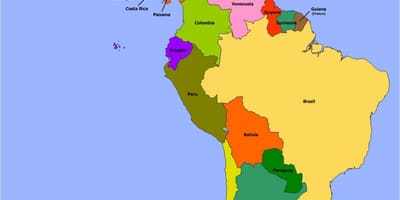 Mapa Belize jižní ameriky