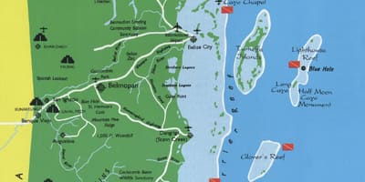 Belize city letiště mapě