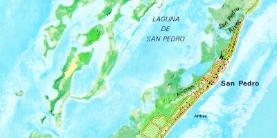 San pedro, Belize street map